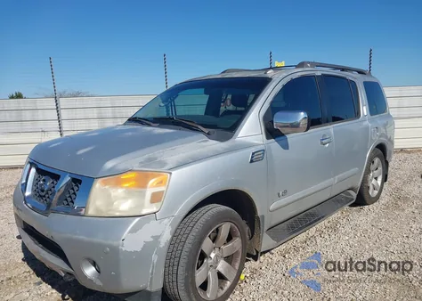 2008 Nissan Armada Le из США, поврежденный, VIN 5N1BA08D98N630493